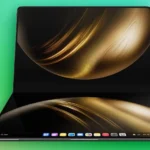 Huawei MateBook Fold 8MP camera and fingerprint sensor