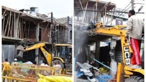Ujjain hotel demolition police presence