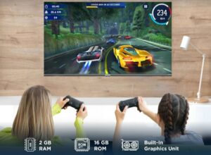 Smart LED 4K TV under 30000 with voice remote