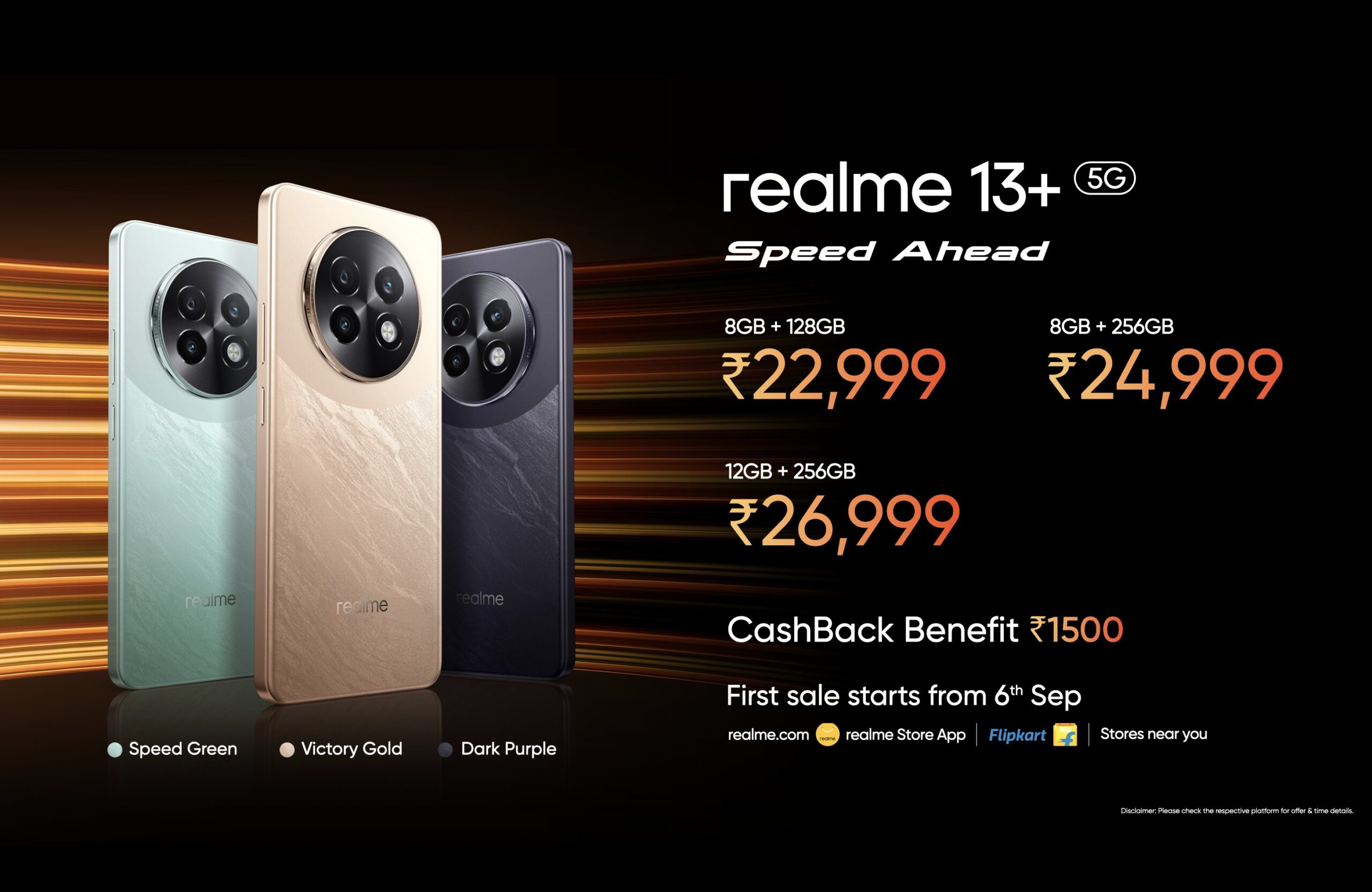Realme 13 Pro Plus 5G battery life and charging speed