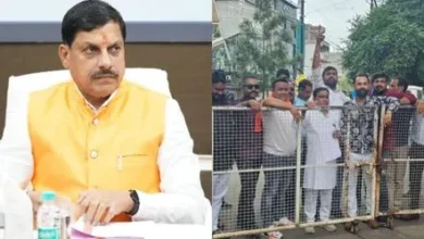 Karni Sena protest Madhya Pradesh police action