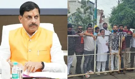 Karni Sena protest Madhya Pradesh police action
