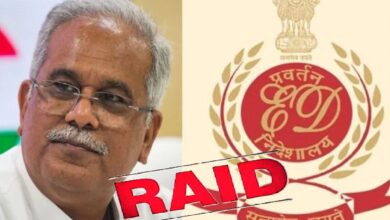 छत्तीसगढ़ के पूर्व मुख्यमंत्री बघेल के घर ईडी का छापा,
