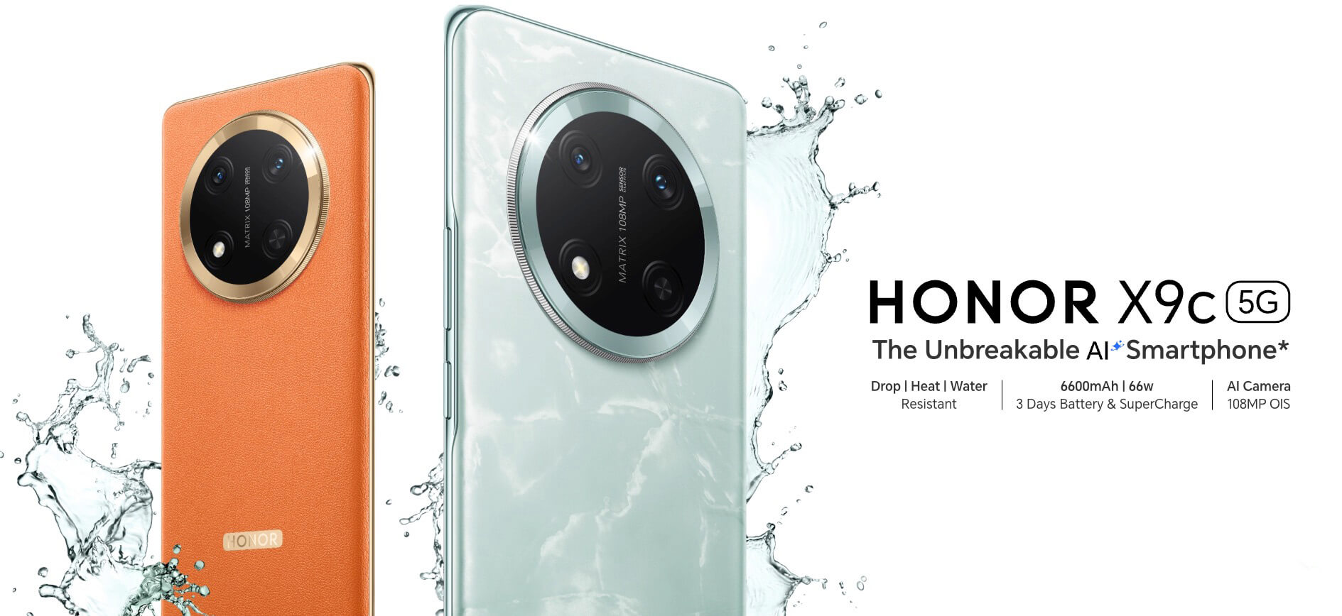 Honor X9c battery life and fast charging details