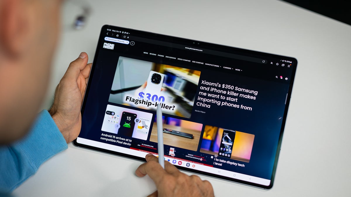 Best Samsung tablet for gaming and multimedia- 14.8 इंच AMOLED, 50MP+8MP ड्यूल कैमरा, Dimensity 9400+, 5G, 11800mAh, हाई-एंड टैबलेट।