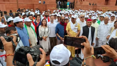 राहुल गांधी संग 25 दलों द्वारा, विपक्ष का मेगा मार्च!