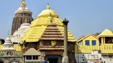 जगन्नाथ मंदिर चढ़ने की कोशिश, युवक को पुलिस ने पकड़ा!
