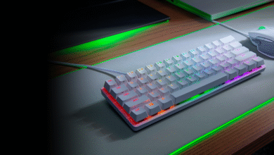Gaming keyboards with lighting