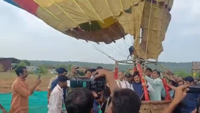 Madhya Pradesh CM Mohan Yadav hot air balloon fire incident