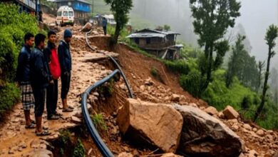 Darjeeling landslide and iron bridge collapse October 2025