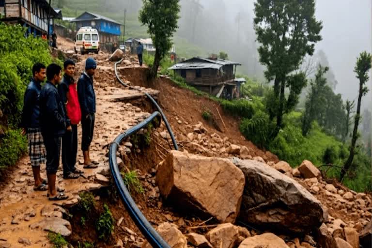 Darjeeling landslide and iron bridge collapse October 2025