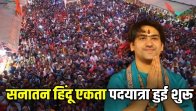 Dhirendra Shastri is leading a Hindu unity padyatra