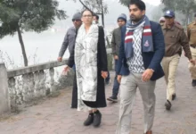 Singrauli collector Gaurav Banel Mudwani Dam eco park inspection