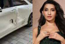 nora fatehi health update after accident 2025